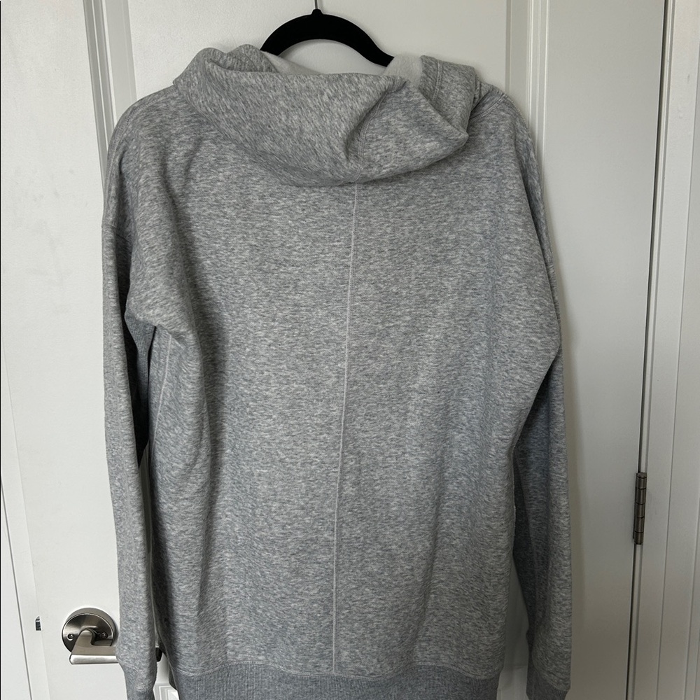 ZYIA Light Gray Fleece Pullover - Picture 4 of 5